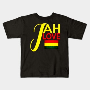 Who Jah Bless Rasta Reggae Rastafari Kids T-Shirt